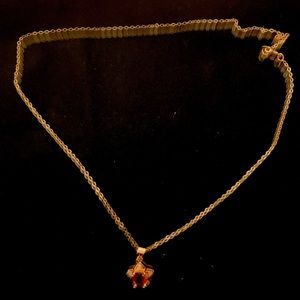 Ruby gem stone necklace